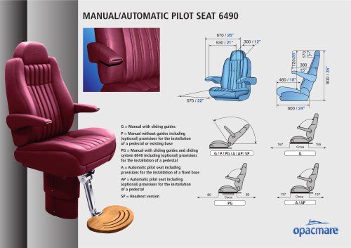 seat model 6490