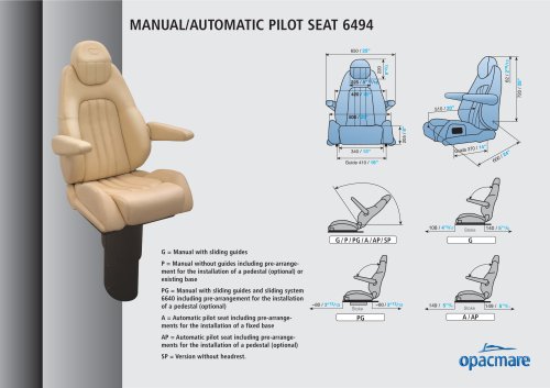 seat model 6494