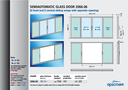 semi-automatic side door 2066.06