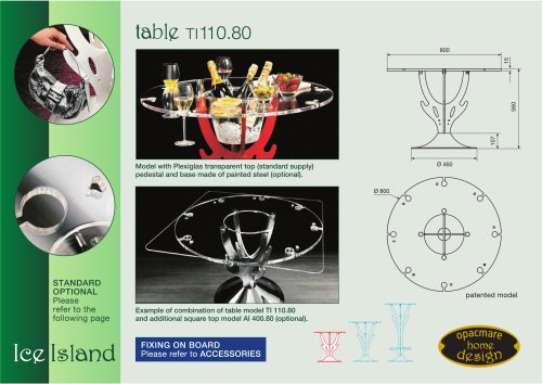 table model TI 110.80