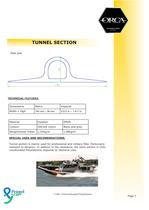 ORCA® Rubrail / Tunnel section