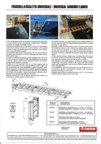 UNIVERSAL GANGWAY/LADDER