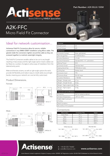 A2K-FCC Micro Field Fit Connector