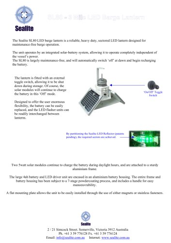 SL80 LED Barge Light