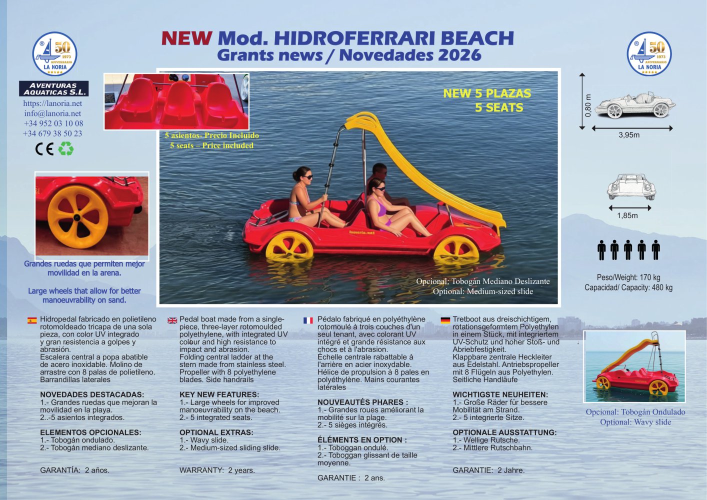 HIDROFERARI BEACH - AVENTURAS AQUATICAS - LA NORIA