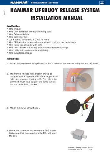 LIFEBUOY RELEASE SYSTEM