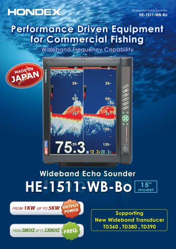 HE-1511-WB-Bo 15inch Fish Finder