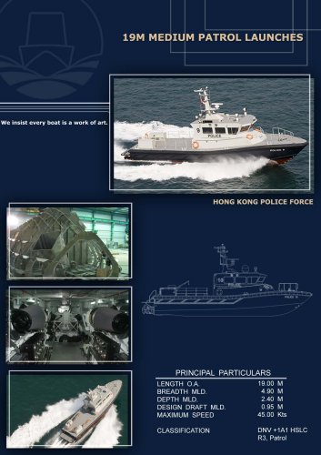 19M Ultra Fast Patrol Boat