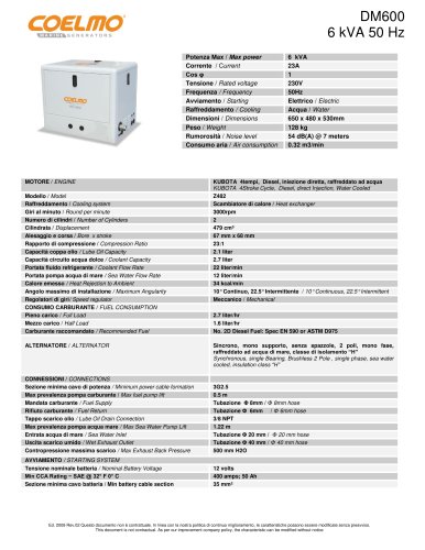 Coelmo Marine DM600