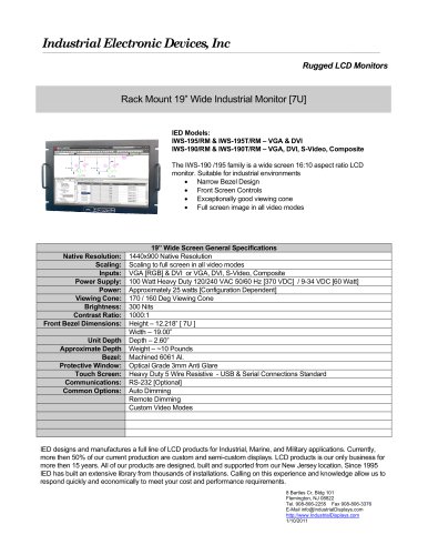 IWS-190 - IWS-195