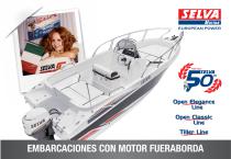 Catálogo Embarcaciones con Motor Fueraborda Open Elegance Line, Open Classic Line, Tiller Line - 1