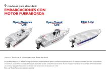 Catálogo Embarcaciones con Motor Fueraborda Open Elegance Line, Open Classic Line, Tiller Line - 3