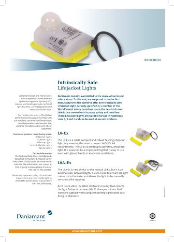 Intrinsically Safe Lifejacket Lights