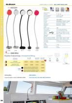 Glenan - red/white - horizontal fitting Ø 60 mm (2.3in) - matt black
