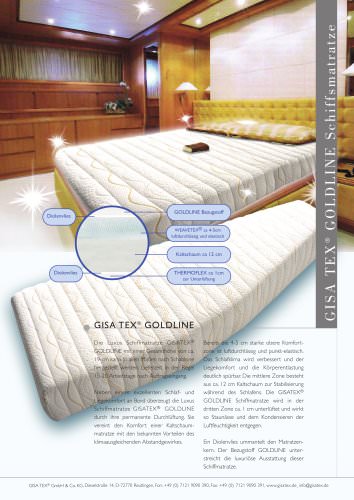 Luxury ship mattress for yacht