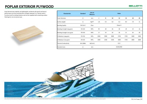 POPLAR EXTERIOR PLYWOOD