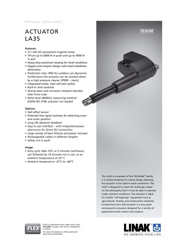 linear actuator LA35