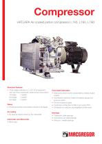 HATLAPA Air-cooled piston compressor L140, L160, L190