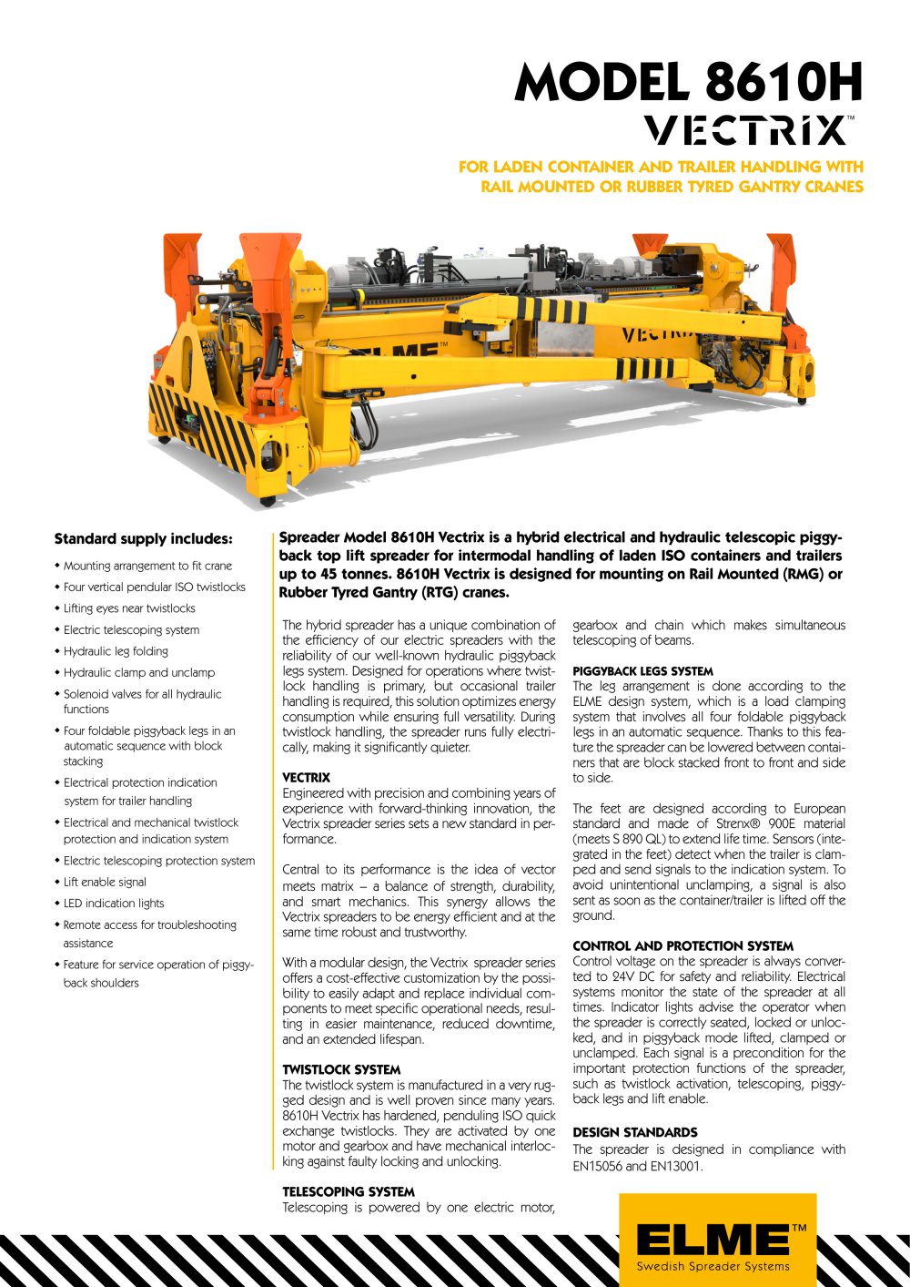 8610H Vectrix - ELME SPREADER