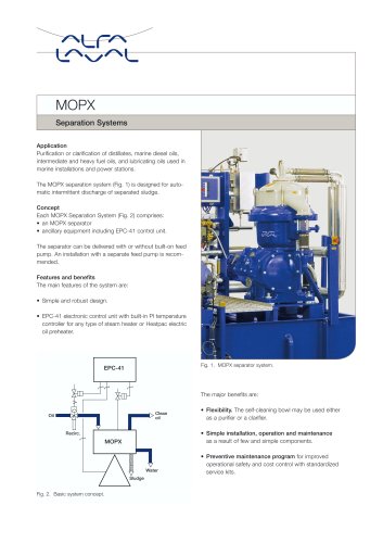 MOPX Separation Systems