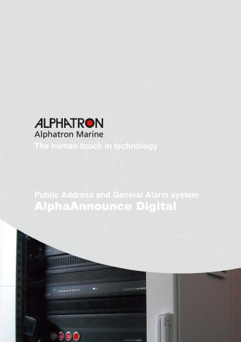 Alpha Announce Digital