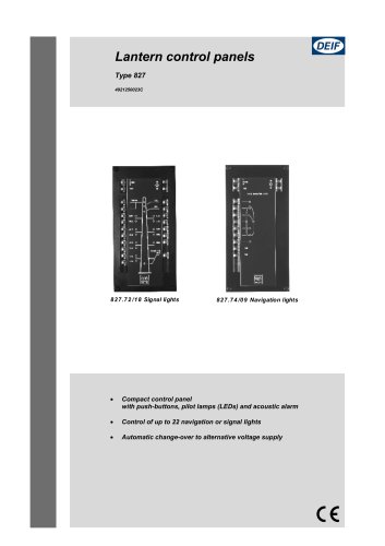 Lantern control panels Type 827