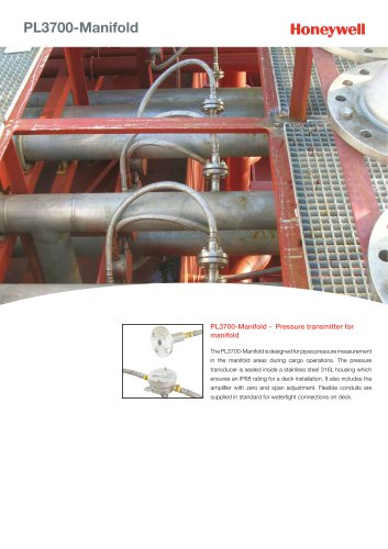 PL3700 Manifold Datasheet