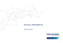 2018 FULL YEAR RESULTS