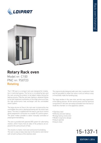 Rotary Rack oven C100