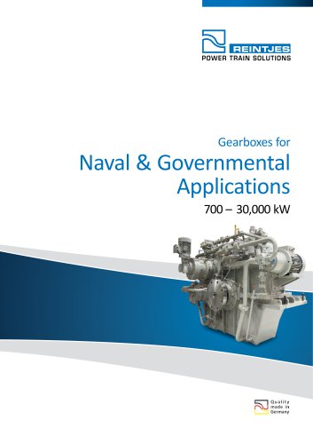 Gearboxes for Naval & Governmental Applications