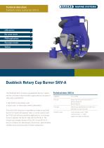 Duoblock rotary cup burner SKV-A