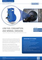 Low fuel consumption and minimal emissions