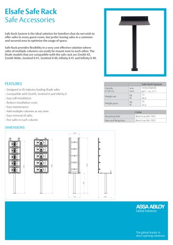 Elsafe Safe Rack