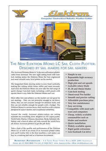 Elektron Mono LC plotter-cutter