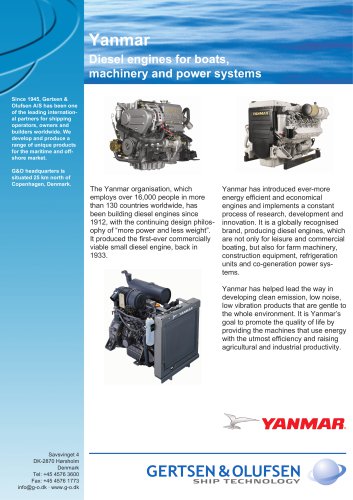 Yanmar Diesel engines