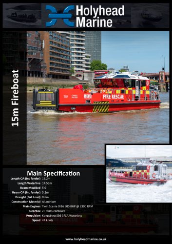 15m Fireboat