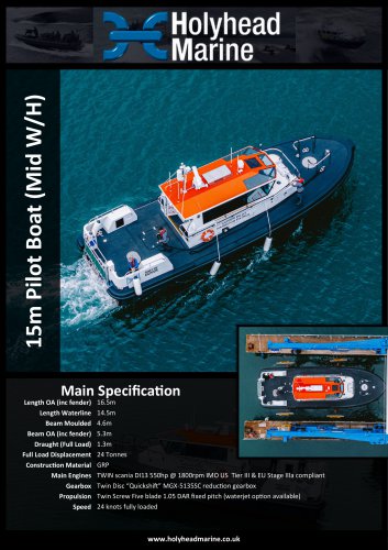 15m Pilot Boat