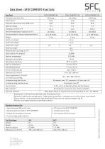 Technical data sheet EFOY COMFORT