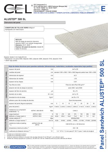 Panel Sandwich Alustep 500 SL