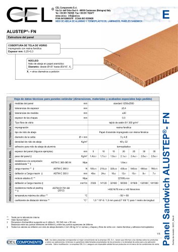 Panel Sandwich Alustep FN