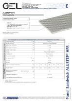 Panel sandwich ALUSTEP HFR - 1