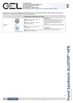 Panel sandwich ALUSTEP HFR - 2