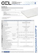 Panel sandwich ALUSTEP W - 1