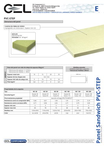 Panel sandwich PVC-STEP