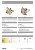 SELF-PRIMING PUMPS WITH HYDRAULIC MOTOR