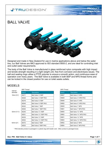 Manual Ball Valve