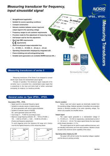 Datasheet VFS5