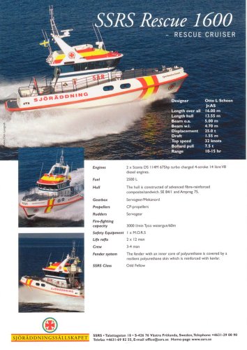 16 m Rescue Vessel