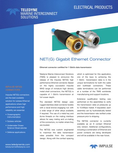 TMIS Impulse Ethernet Data Sheet