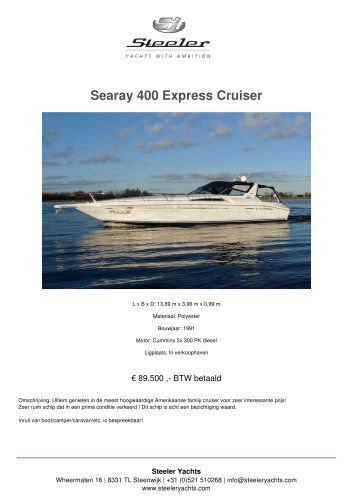 SEARAY 400 EXPRESS CRUISER